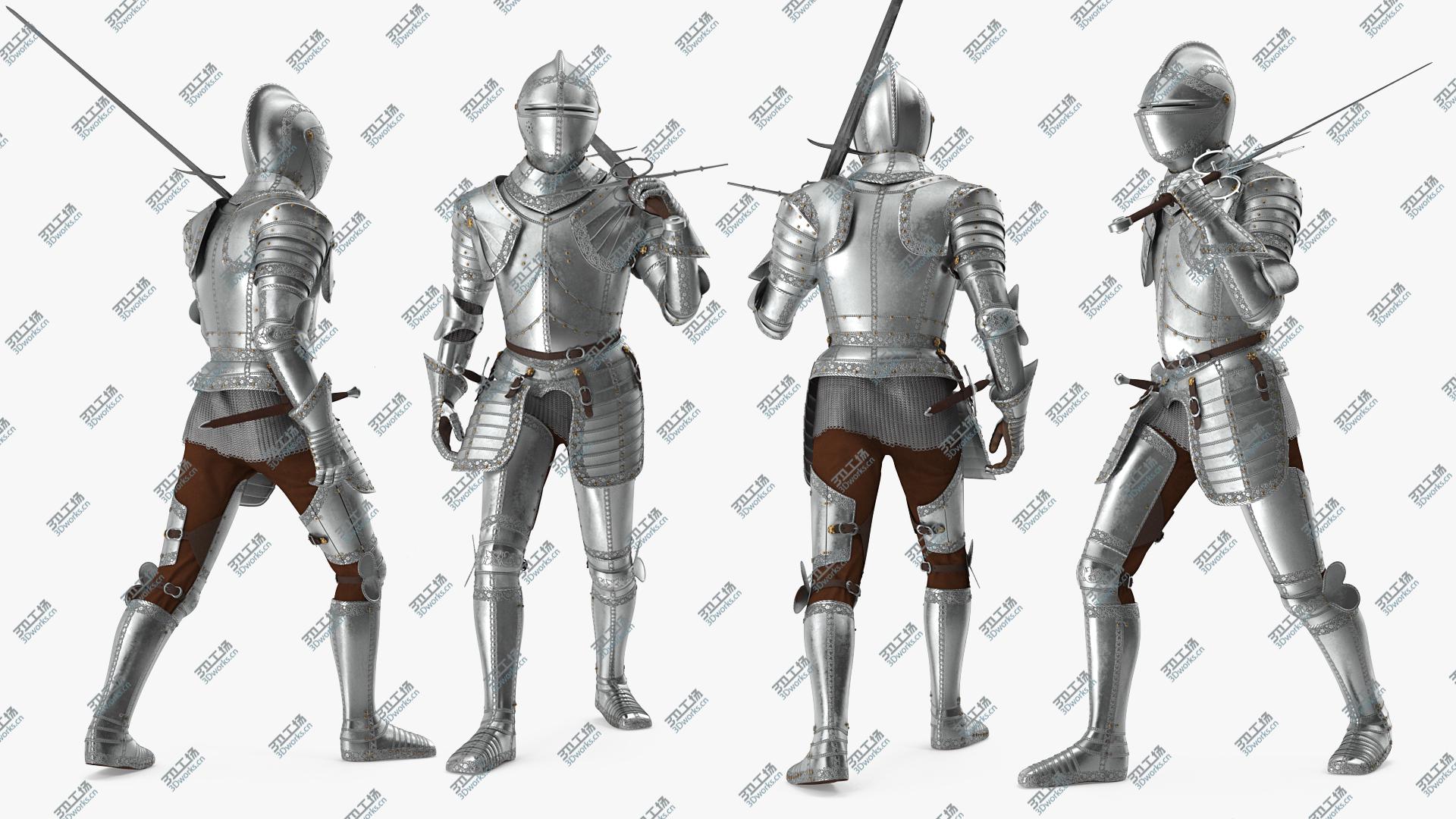 images/goods_img/20210313/3D Polished Knight Plate Armor Walking Pose/2.jpg